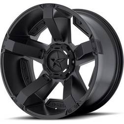 XD Series KMC Wheels Rs2 18X9 5X114.30/5X120.00 Matte Black W/ Accents Mm Wheel Rim