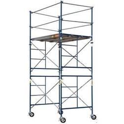 Metaltech Complete Scaffold Tower with Guardrails and Casters. M-MRT5710-A