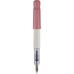 PILOT Kakuno Fountain Pen, White/Pink Barrel, Fine Nib (90122)