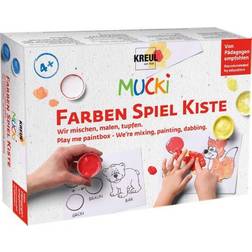 Kreul Fingerfarbe MUCKI, Farben Spiel Kiste Set