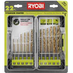 Ryobi Titanium Drill Bit Kit (22-Piece)