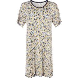 Lady Avenue Bamboo Homewear Bigshirt W/Short Sleeve