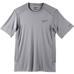 Milwaukee WORKSKIN Lightweight Performance Shirt Short Sleeve Gray