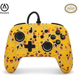 PowerA Enhanced Wired Controller for Nintendo Switch Pikachu Moods, Gamepad, game controller, wired controller, officially licensed