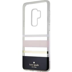 Kate Spade Flexible Hardshell for Galaxy S9 Plus Charlotte Stripe Black