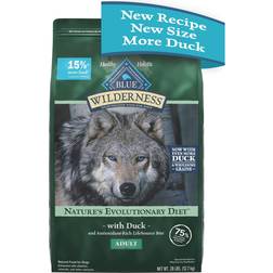 Blue Buffalo Wilderness High Protein Natural Dry Dog Food Wholesome Grains, Duck Bag