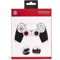 Snakebyte FCB Controller Set Dual-Shock 4 - PS4 - Offiziell lizenziertes FC Bayern München Gamepad Kit Kit