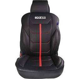 Sparco Sitzauflage fürs Auto Schwarz/Rot ergonomisch & universal