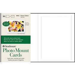 Strathmore Photo Mount Greeting Cards White/50-pack