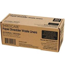 50-Pack Paper Shredder Waste Bin Liners