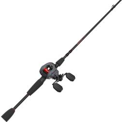 Quantum Invade 100 Right Hand Baitcast Combo 5 Bearings Graphite Frame 135/12 Cap w/1 Piece IM6 Rod 6ft 6in INV100661M.NS3