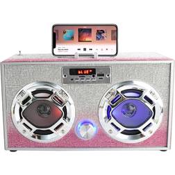 Wireless Express Mini Ombre Pink Bling Boombox