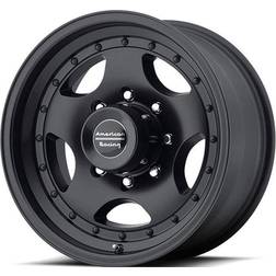 American Racing AR23, 15x8 with 5 on 4.75 Bolt Pattern Black Clear Coat