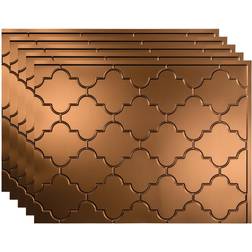 Fasade Monaco 18 24 Oil Rubbed Bronze Vinyl Decorative Wall Tile Backsplash 15 sq. Kit