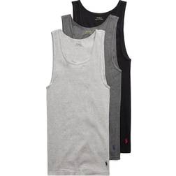 Polo Ralph Lauren Classic Fit Cotton Tanks 3-Pack Grey Assorted
