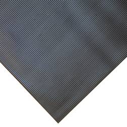 Goodyear "Fine-Ribbed" Rubber Flooring 3.5mm x 36" x 25ft Black