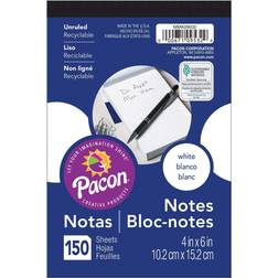 Pacon MMK09532 Convenient Note Pad, White