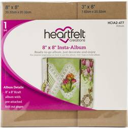 Heartfelt Creations Insta Album 8"X8"-Kraft -HCIA2477