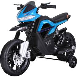 Homcom Elektro-Motorrad für Kinder blau
