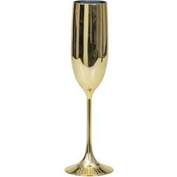 Plastik Guld Champagneglass