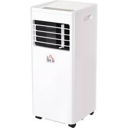 Homcom Mobile Klimaanlage, 2,1 kW 3-in-1 Klimagerät Kühlen, Entfeuchtung und Ventilation – Luftent