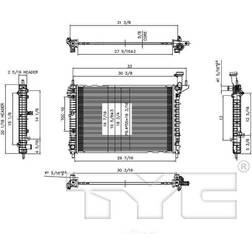 TYC 13006 Radiator Assembly