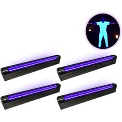 PARTYRAUM POWERPACK "UV ACTION" 4 x UV BAR mit LED Röhre Ideal