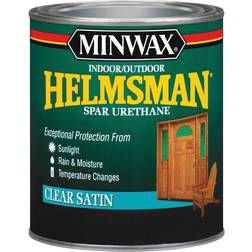 Minwax Helmsman Satin Clear Oil-Based Urethane qt Wood Paint