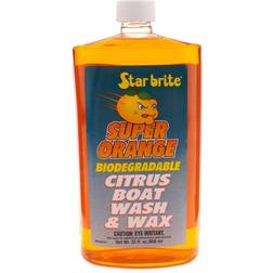Star Brite Super Orange Boat Wash And Wax, 32 Oz Orange