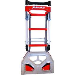Milwaukee Hand Truck DC73333 300 lbs 2-In-1 Folding Hand Truck Red