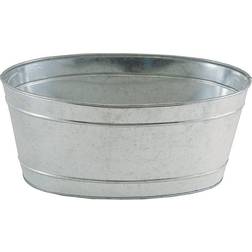 Achla Designs 10.75 Long Steel Small Oval Galvanized Tub 2
