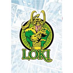 Komar Marvel Wandtattoo Loki Comic Classic
