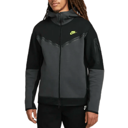 Nike Sportswear Tech Fleece Full-Zip Hoodie Men - Black/Anthracite/Volt