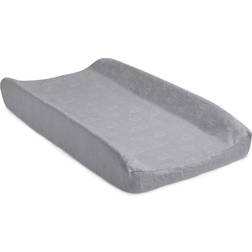 Serta Perfect Sleeper Contoured Changing Pad with Plush Cover, Grey
