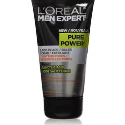 L'Oréal Paris Men Expert Face Scrub Exfoliating Gel Pure Power for Acne Prone Skin Face Scrub