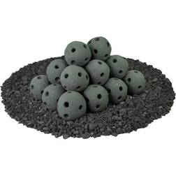 3 Set of 20 Hollow Ceramic Fire Balls