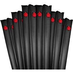 Robelle 8-foot Double-chamber Winter Water Tubes for Swimming Pool Covers Black 20 Gauge