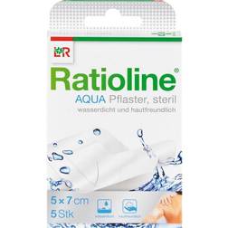 RATIOLINE aqua Duschpflaster Plus 5x7 steril 5