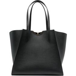 Zadig & Voltaire logo-plaque leather tote bag women Calf Leather One Size Black
