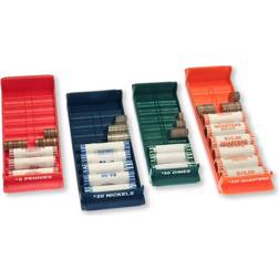 Nadex Rolled Coin Organizer Tray Storage Box