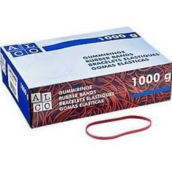 Alco Gummibänder, rot, 130 x 4 mm, 1000 g