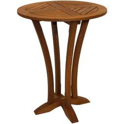 Umber Eucalyptus Outdoor Side Table