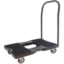 Snap-Loc Push Cart Dolly with 4 in. Casters- Black