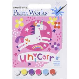 Paintworks Paint By Number 9x9 Unicorn