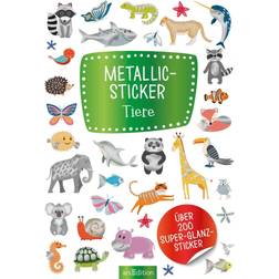 Metallic-Sticker Tiere