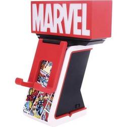 Marvel Cable Guys LED IKONS: Red Brick Logo - Charging Phone & Controller Holder Includes 4 Charging Cable