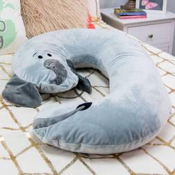 Leachco Snoogle Elephant Jr. Child-Size Body Pillow Brown