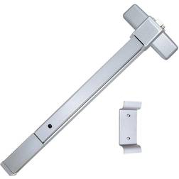 Tell Satin Silver Aluminum Commercial Exit Device 1 pc