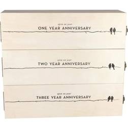 Twine Wedding Anniversary Gift Wooden Storage Box