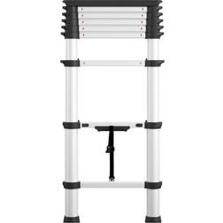 Cosco SmartClose 8.5-ft Telescopic Ladder 300 lb. Weight Capacity ANSI Type 1A Rating Aluminum 12 ft Reach Height